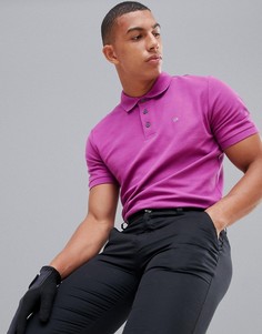 Фиолетовое классическое поло Calvin Klein Golf - Фиолетовый