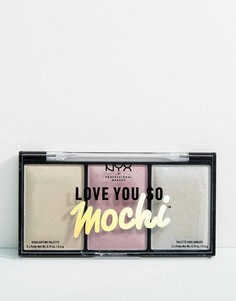 Палитра хайлайтеров NYX Professional Makeup Love You So Mochi - Мульти