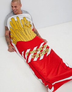 Плед с узором в виде картофеля фри ASOS DESIGN - Мульти
