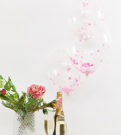 10 воздушных шаров с розовым конфетти Ginger Ray - Мульти