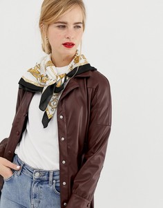 Шарф с принтом Pieces - Мульти