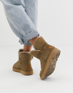 Классические укороченные ботинки с манжетами Ugg - Серый