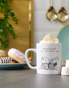 Кружка с принтом U Studio Sask Draws cloud storage - Белый