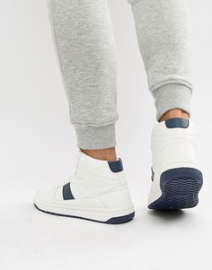 Высокие белые кроссовки в стиле ретро ASOS DESIGN - Белый