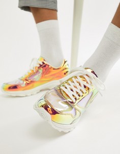 Кроссовки с массивной подошвой и прозрачными вставками ASOS DESIGN - Белый