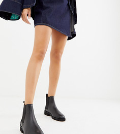 Кожаные массивные ботинки челси ASOS DESIGN - Черный