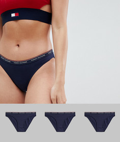 Набор темно-синих трусов бикини (3 шт.) Tommy Hilfiger - Темно-синий