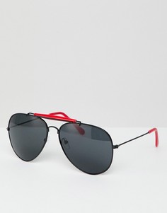 Солнцезащитные очки-авиаторы 7X - Красный