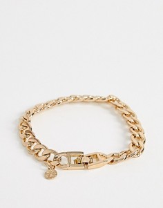 Золотистый массивный браслет-цепочка Chained & Able - Золотой