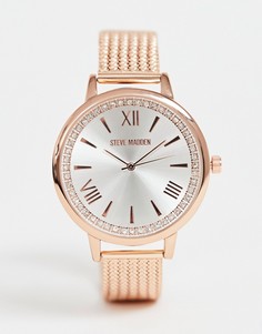 Золотисто-розовые женские часы Steve Madden - Розовый