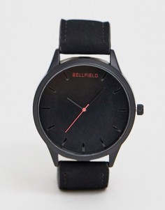 Мужские часы с черным циферблатом Bellfield - Серый