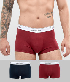 Набор из 2 хлопковых боксеров-брифов Calvin Klein - Мульти