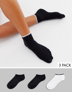 3 пары черных носков Haus by Hoxton Haus - Черный