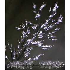 Светодиодная композиция Light Прозрачные листья 2,2 м, 24V, чёрный провод