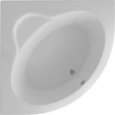 Акриловая ванна Акватек Калипсо 146х146 см фронтальная панель, каркас, слив-перелив (KAL146-0000045)