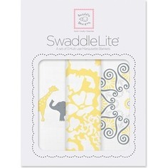 Набор пеленок SwaddleDesigns SwaddleLite SC Elephant/Chickies (SD-476Y)