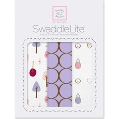 Набор пеленок SwaddleDesigns SwaddleLite Cute and Calm Lavender (SD-441L)