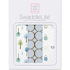 Набор пеленок SwaddleDesigns SwaddleLite Cute and Calm Pastel Blue (SD-441PB)
