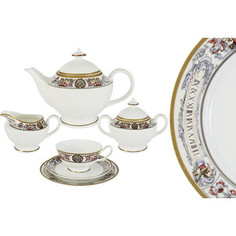 Чайный сервиз 21 предмет на 6 персон Emerald Мельпомена (E5-14-02/21-AL)