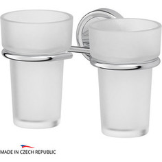 Стакан для ванны FBS Ellea двойной, хром (ELL 007)