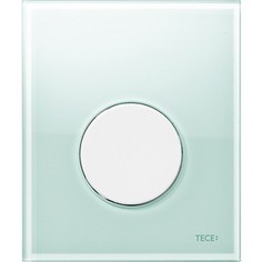 Панель смыва для писсуара TECE loop Urinal стекло зеленое, клавиша белая (9242651)