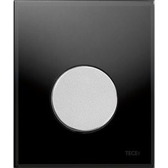 Панель смыва для писсуара TECE loop Urinal стекло черное, клавиша хром матовый (9242655)