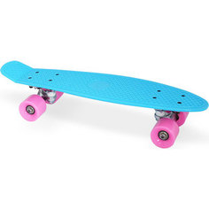 Скейт Moove&Fun пластиковый 22х6-1, синий, PP2206-1 blue