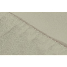 Простыня Ecotex махровая на резинке 180х200х20 см (ПРМ18 молочный)