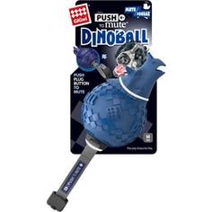 Игрушка GiGwi Push to Mute Dinoball Squeak динозавр с отключаемой пищалкой для собак (75398)