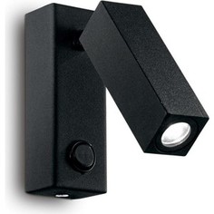 Светодиодный спот Ideal Lux Page AP1 Square Nero