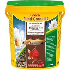 Корм SERA POND GRANULAT Granulated Food for Pond Fish палочки для прудовых рыб 21л (2,8кг)