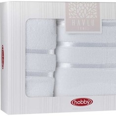 Набор из 2 полотенец Hobby home collection Dolce (50x90/70x140) белый (1501001816)