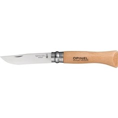 Нож складной Opinel №6 VRI Tradition Inox (нержавеющая сталь, рукоять бук, длина клинка 7 см)