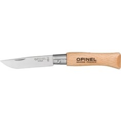 Нож складной Opinel №4 VRI Tradition Inox (нержавеющая сталь, рукоять бук, длина клинка 5 см)