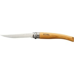 Нож складной Opinel филейный №10 VRI Folding Slim Beechwood