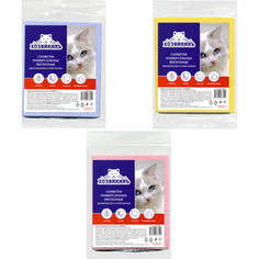 Салфетка ХОЗЯЙКИНЪ вискоза, 30х38 см, 5 шт в упаковке