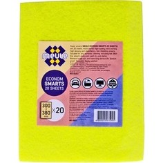 Супер тряпки Meule ECONOM SMARTS 20 SHEETS, 38Х30, 20 штук в упаковке