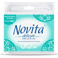 Ватные палочки NOVITA Delicate 100 шт в п/п