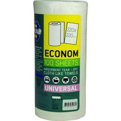 Тряпки в рулонах Meule ECONOM ROLLS 100 SHEETS, 22Х22, 100 шт