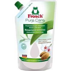 Жидкое мыло для рук Frosch ФРОШ Ухаживающее Миндальное молочко (запасная упаковка), 500 мл