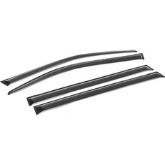 Дефлекторы окон AutoFlex для Lexus LX III (2008-2015 / 2015-н.в.) / Toyota LC 200 (2007-2015 / 2015-н.в.), акрил, 4 шт., 857002