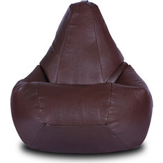 Кресло Шарм-Дизайн Груша экокожа коричневый