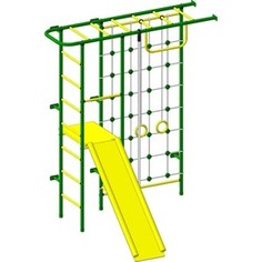 Детский спортивный комплекс Пионер 11СМ зелено/желтый