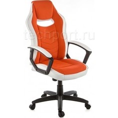 Компьютерное кресло Woodville Gamer белое/оранжевое