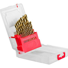 Набор сверл по металлу Elitech 19шт HSS-G, Р6М5, 1-10 мм (1820.052400)