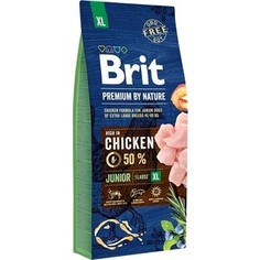 Сухой корм Brit Premium by Nature Junior XL Hight in Chicken с курицей для молодых собак гигантских пород 15кг (526505) Brit*
