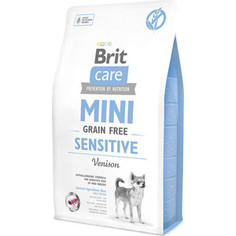 Сухой корм Brit Care MINI Grain-Free Sensitive Venison беззерновой с олениной для собак мелких пород с чувствительным пищеварением 2кг (520169) Brit*
