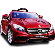 Детский электромобиль Harleybella Mercedes Benz S63 LUXURY 2.4G - Red - HL169-LUX-R