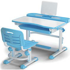 Комплект мебели (столик + стульчик) Mealux BD-04 blue столешница белая/пластик синий