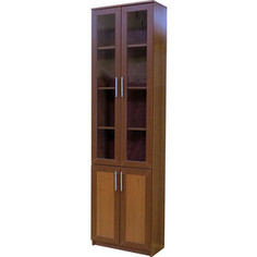 Книжный шкаф Шарм-Дизайн Симфония-2 60x30x220 орех
